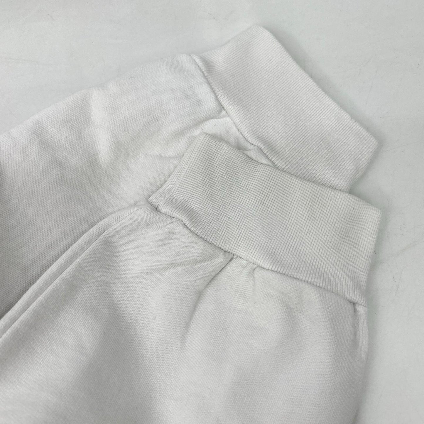 BALENCIAGA White Cotton Pullover Hoodie Size 2