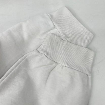 BALENCIAGA White Cotton Pullover Hoodie Size 2