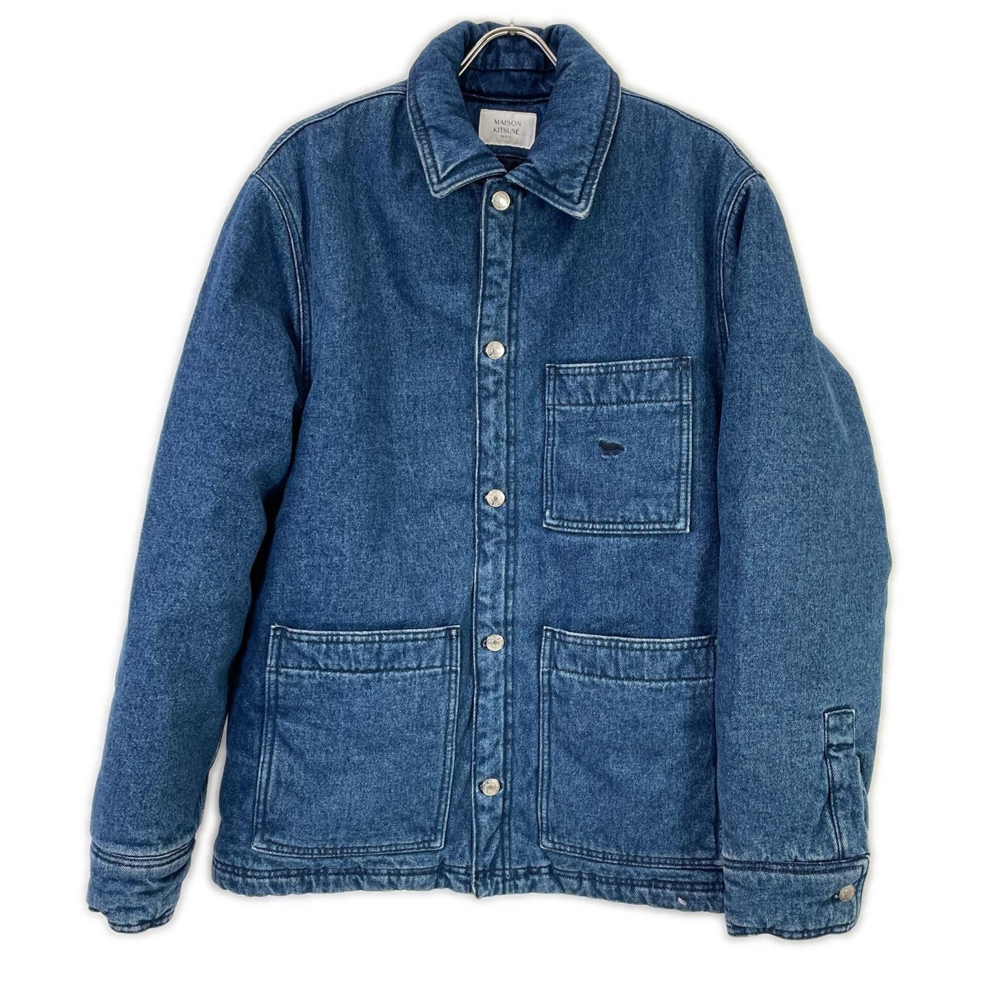 MAISON KITSUNE Indigo Padded Workwear Jacket Blue Size M