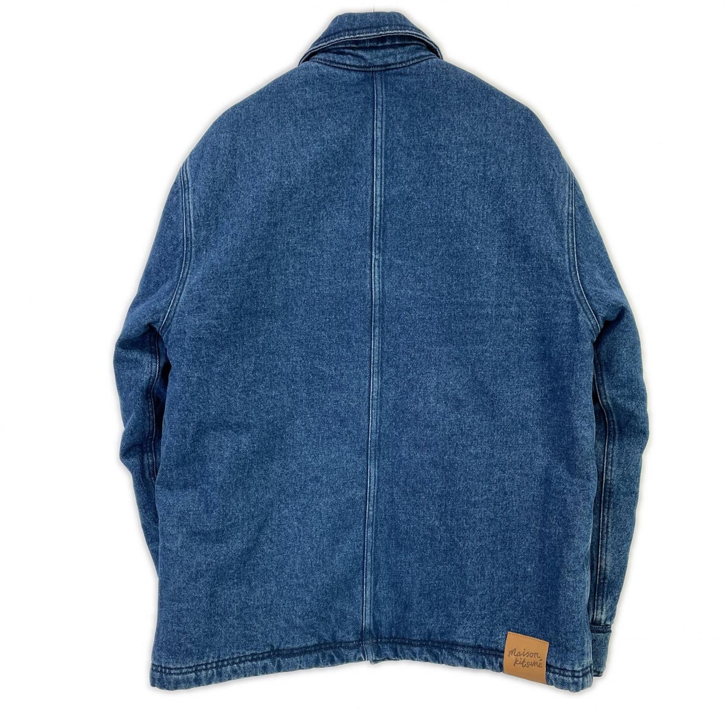 MAISON KITSUNE Indigo Padded Workwear Jacket Blue Size M