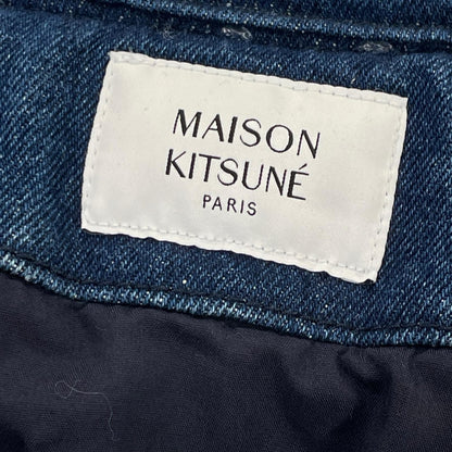 MAISON KITSUNE Indigo Padded Workwear Jacket Blue Size M