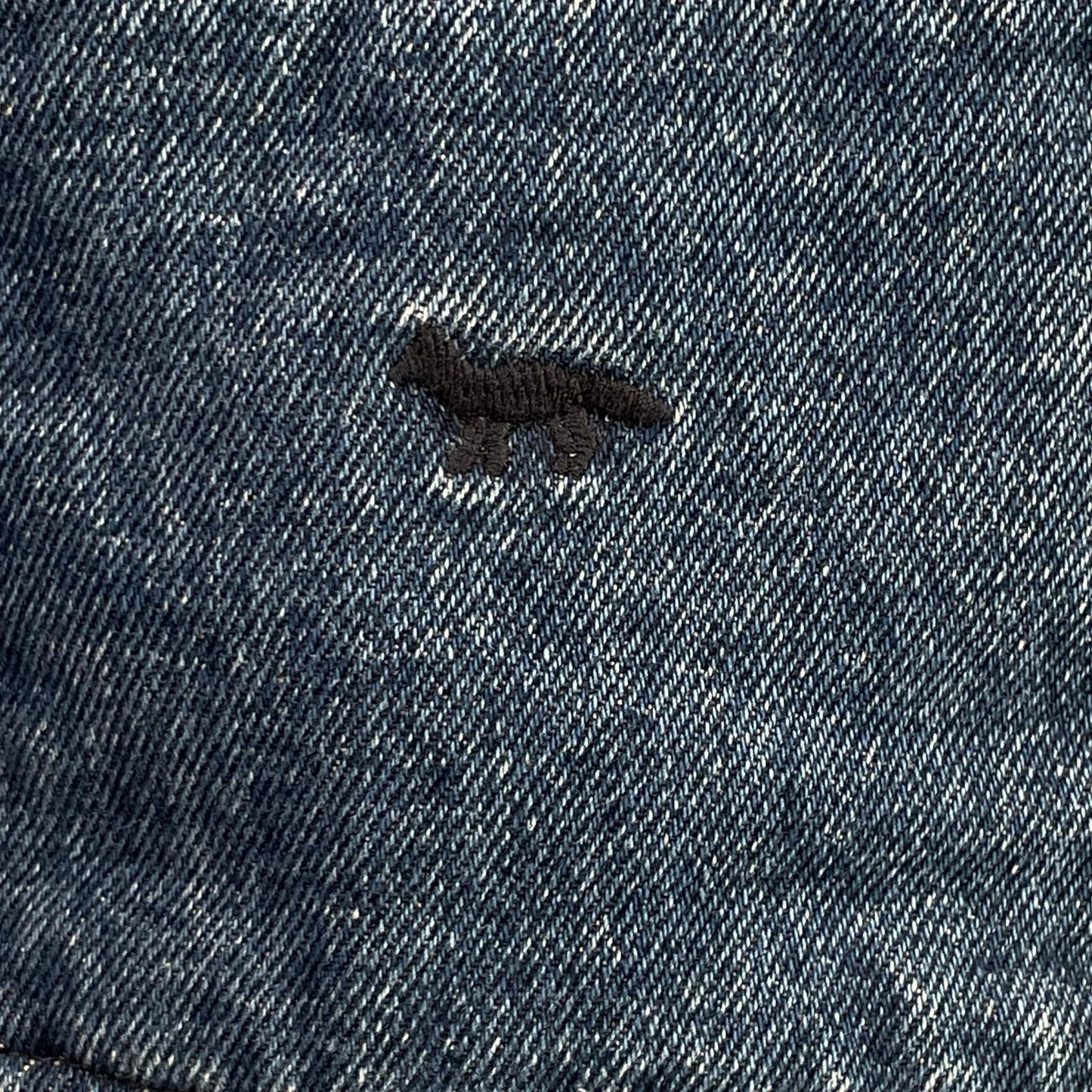 MAISON KITSUNE Indigo Padded Workwear Jacket Blue Size M