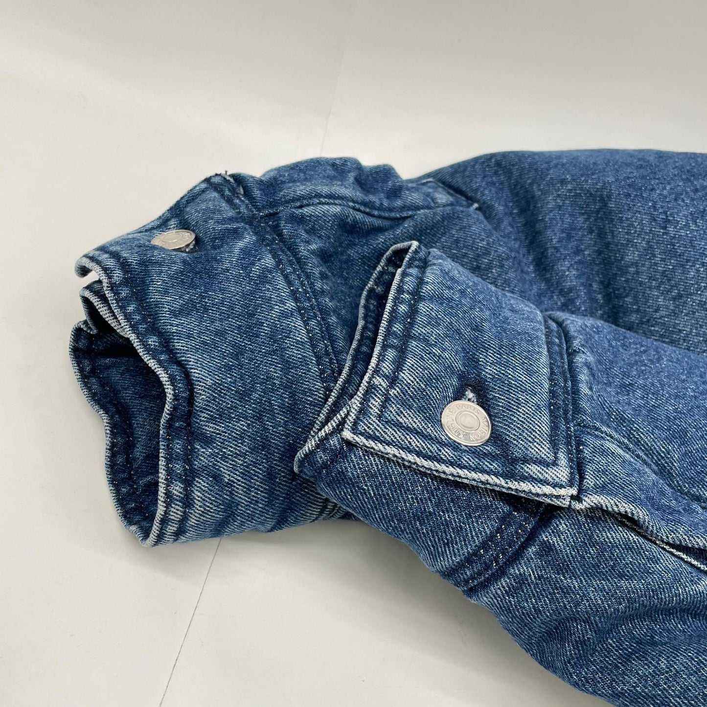 MAISON KITSUNE Indigo Padded Workwear Jacket Blue Size M