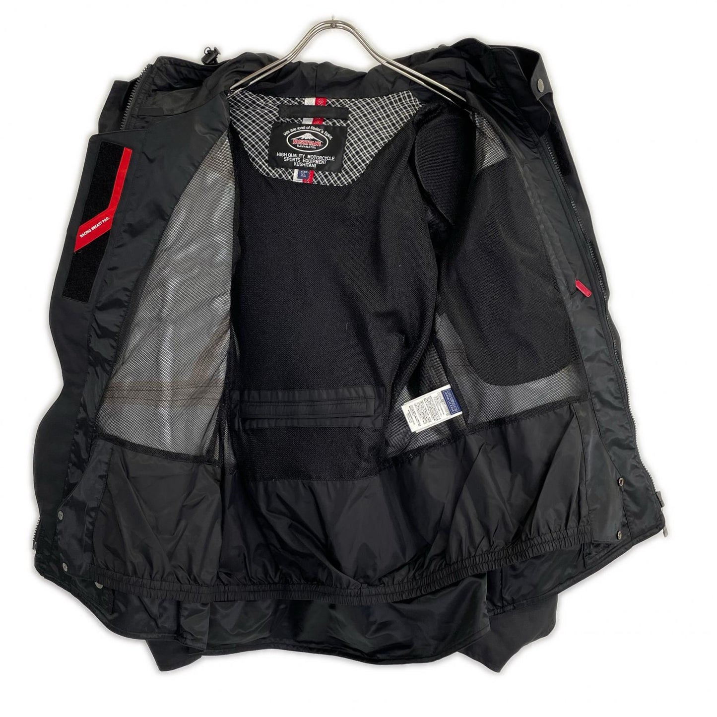 KUSHITANI Aloft Hooded Jacket Black Size XL