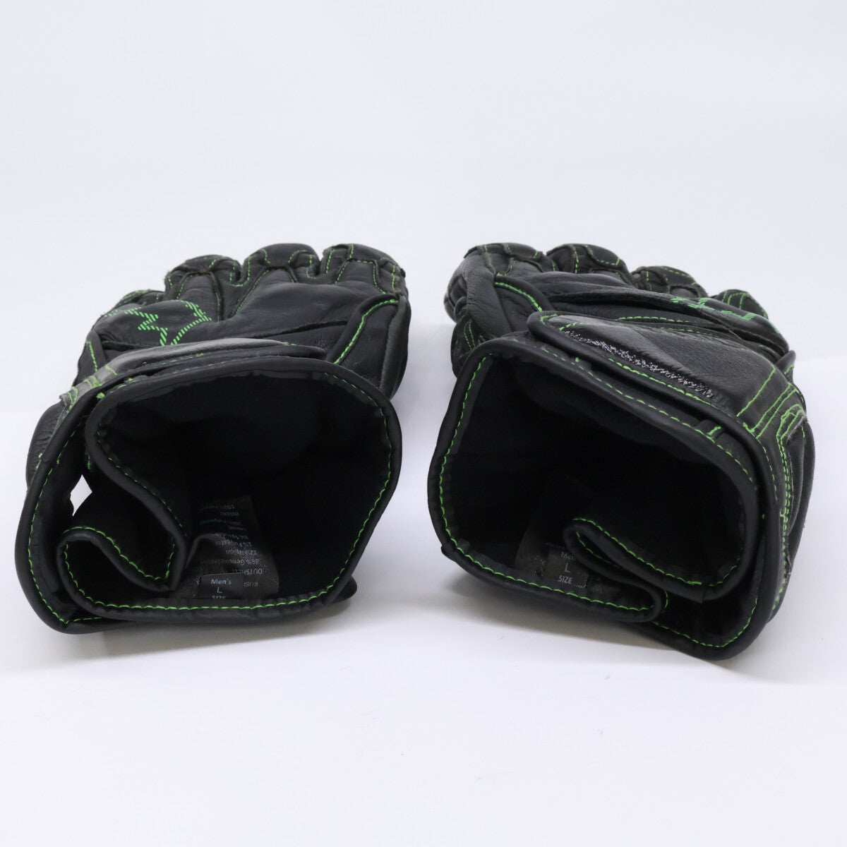 KUSHITANI Kawasaki GP Zest Winter Gloves Black/Green Size L