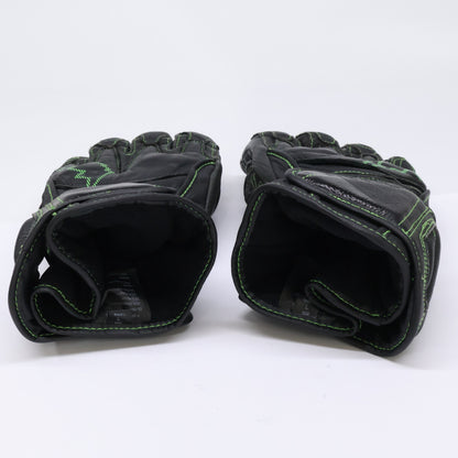 KUSHITANI Kawasaki GP Zest Winter Gloves Black/Green Size L