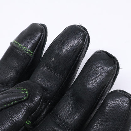 KUSHITANI Kawasaki GP Zest Winter Gloves Black/Green Size L