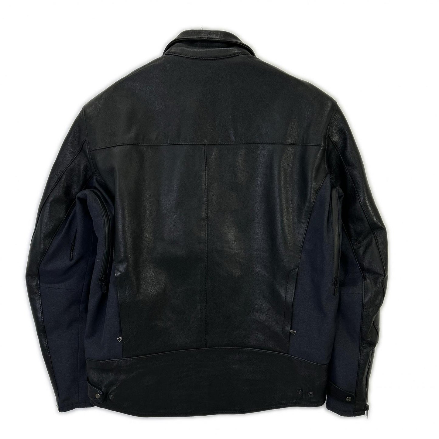KUSHITANI Crossover Light Leather Jacket Black Size LL