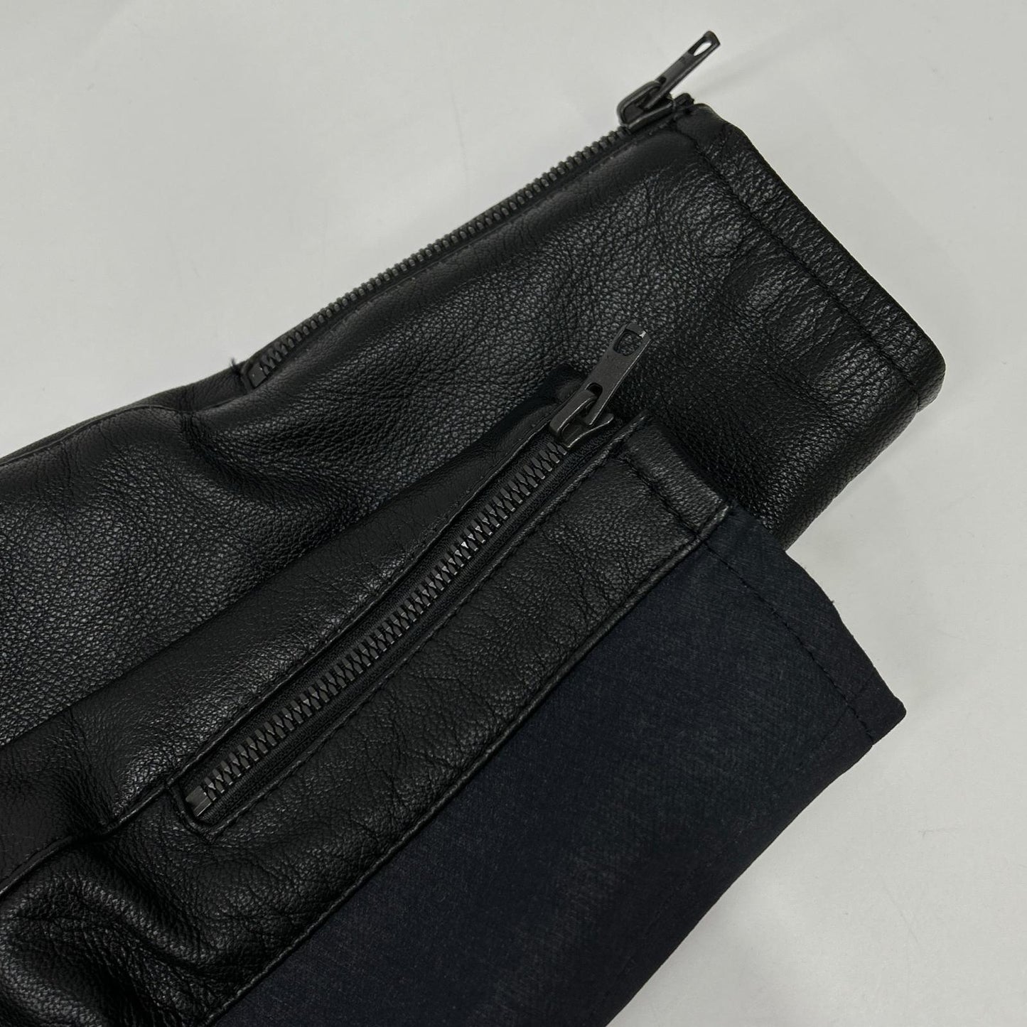 KUSHITANI Crossover Light Leather Jacket Black Size LL