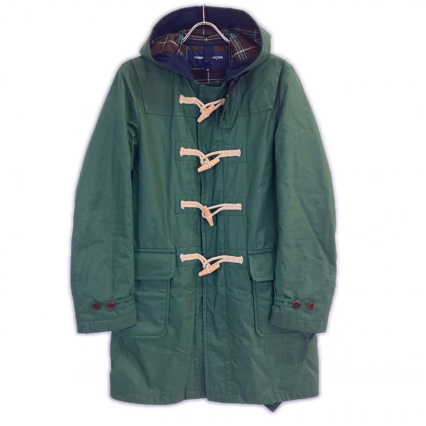 COMMEdesGARCONS HOMME AD2013 Duffle Coat Green Size M