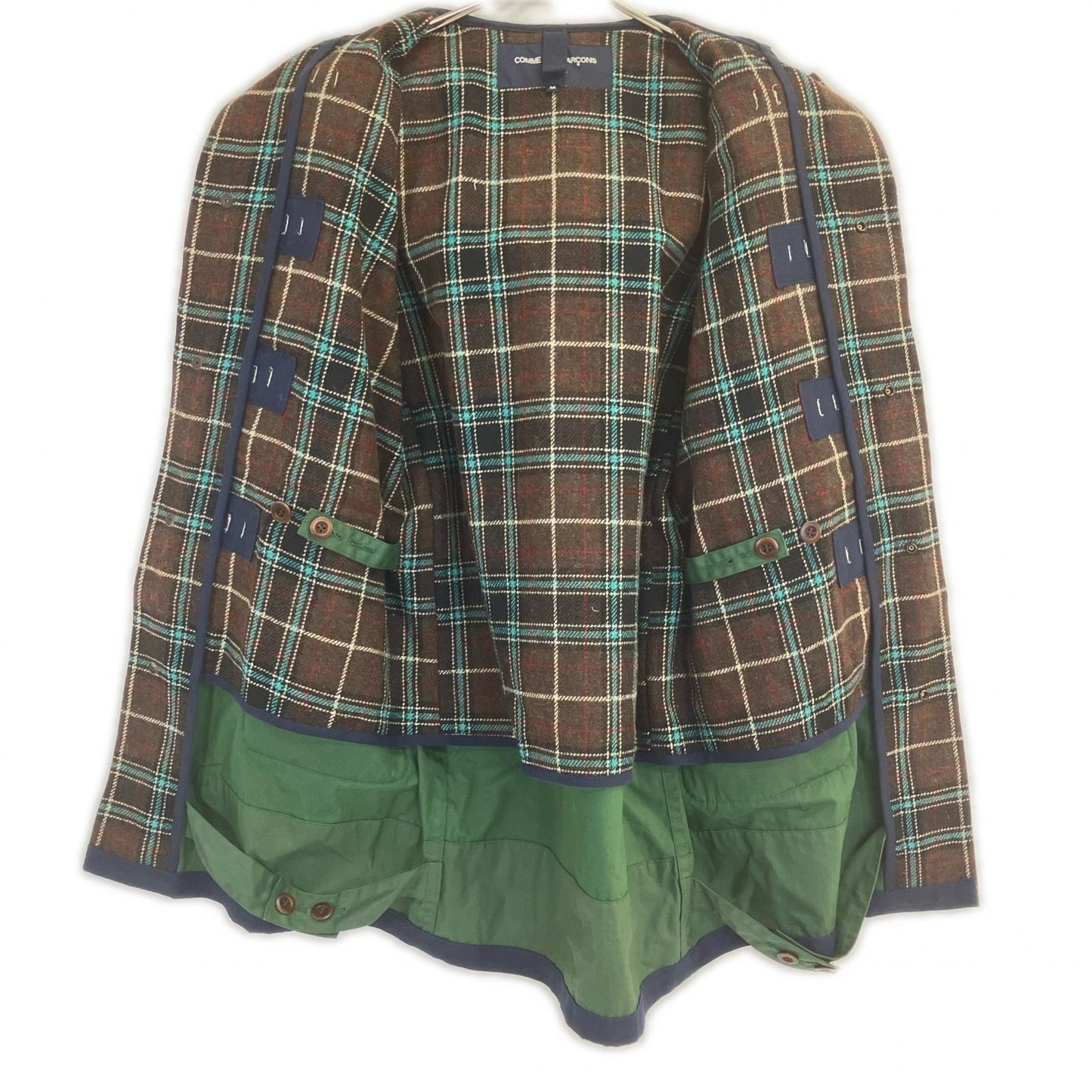 COMMEdesGARCONS HOMME AD2013 Duffle Coat Green Size M