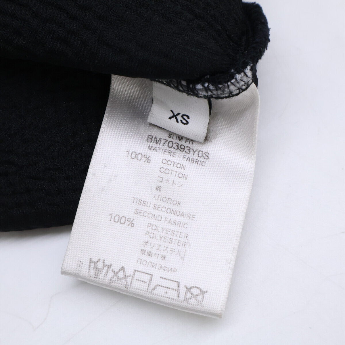 GIVENCHY 17AW Logo Print Distressed Sweatshirt Black Size XS