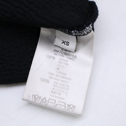GIVENCHY 17AW Logo Print Distressed Sweatshirt Black Size XS
