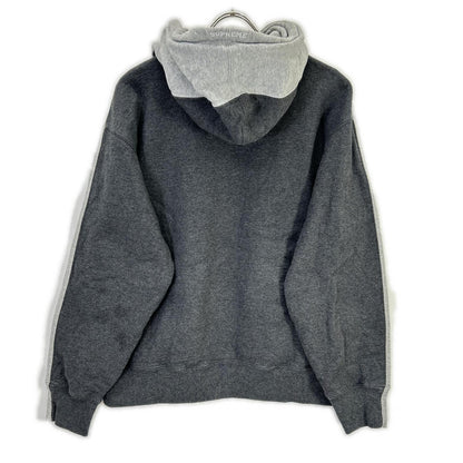 Supreme 21AW S Logo Split Hooded Sweatshirt Gray Size S