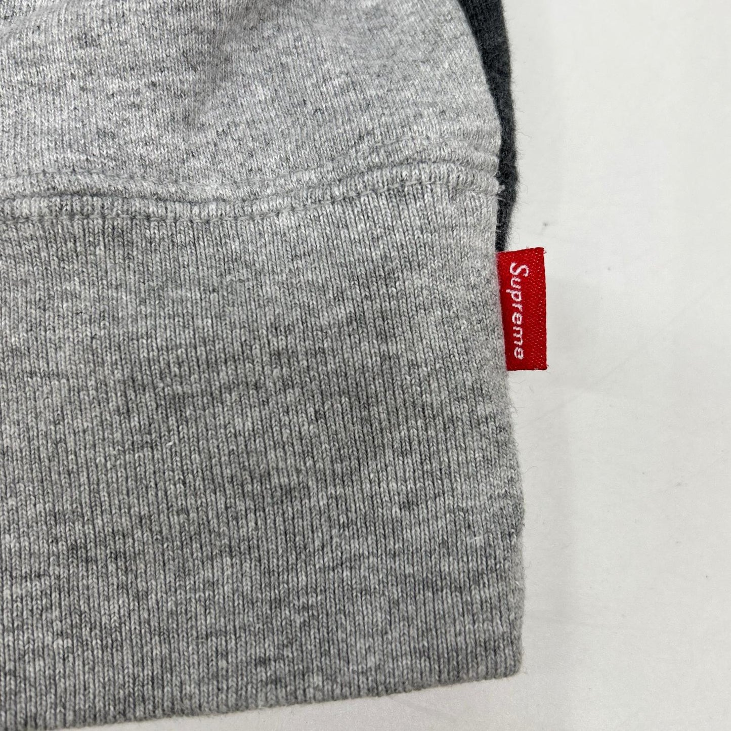 Supreme 21AW S Logo Split Hooded Sweatshirt Gray Size S