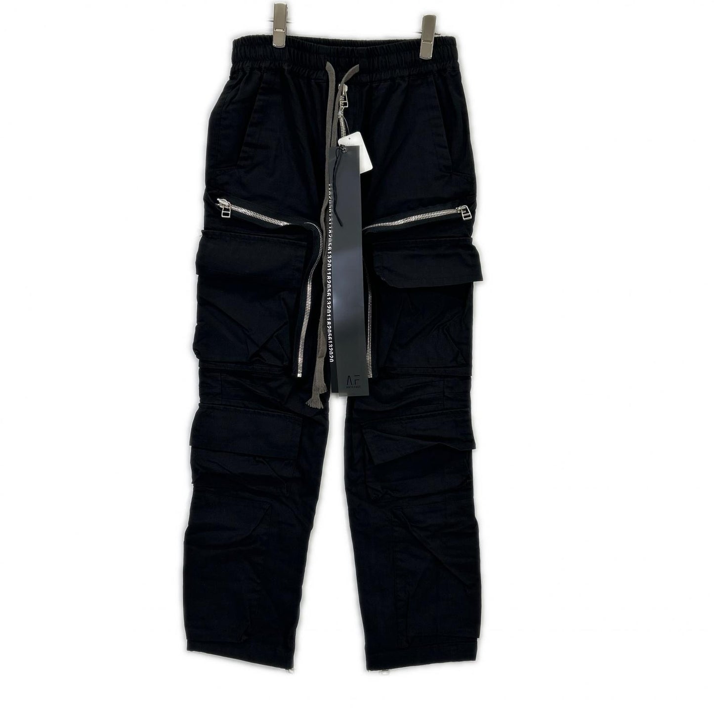 A.F ARTEFACT Zip Cargo Pocket Pants Black Size 1