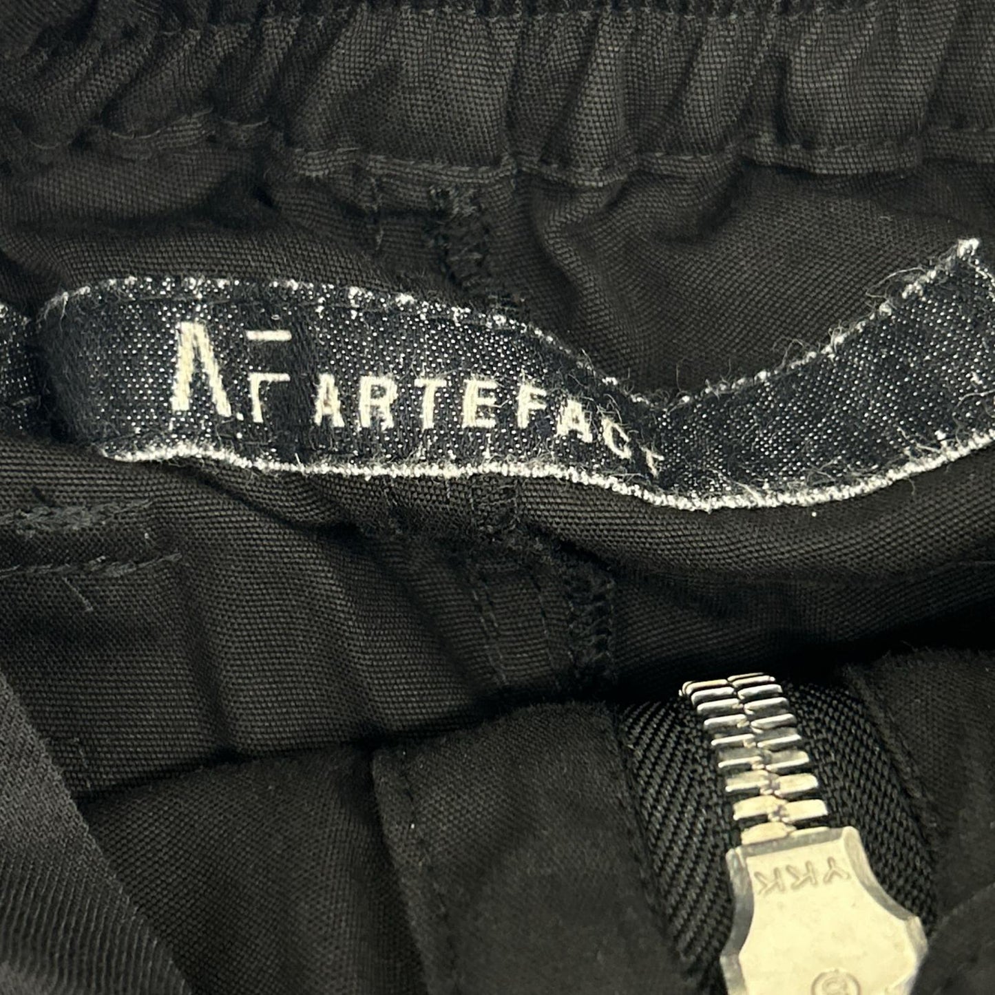 A.F ARTEFACT Zip Cargo Pocket Pants Black Size 1