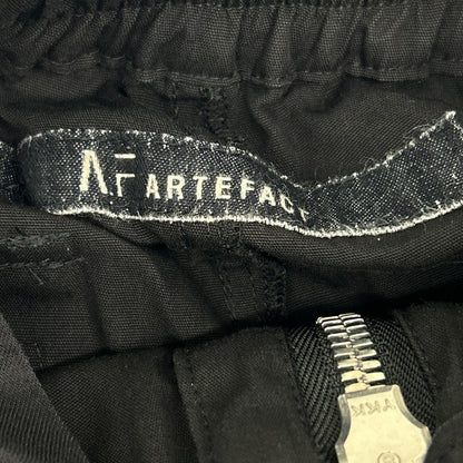 A.F ARTEFACT Zip Cargo Pocket Pants Black Size 1