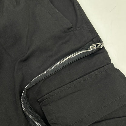 A.F ARTEFACT Zip Cargo Pocket Pants Black Size 1