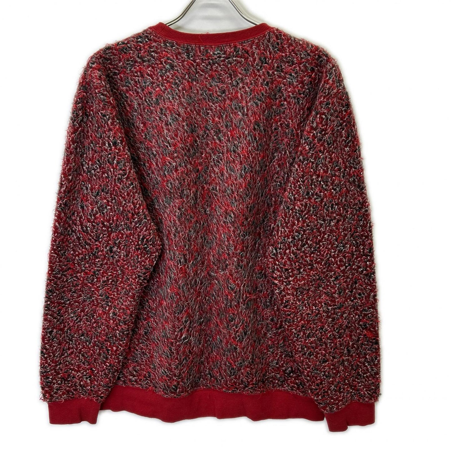HYSTERIC GLAMOUR Metal Logo Sweatshirt Red Size L