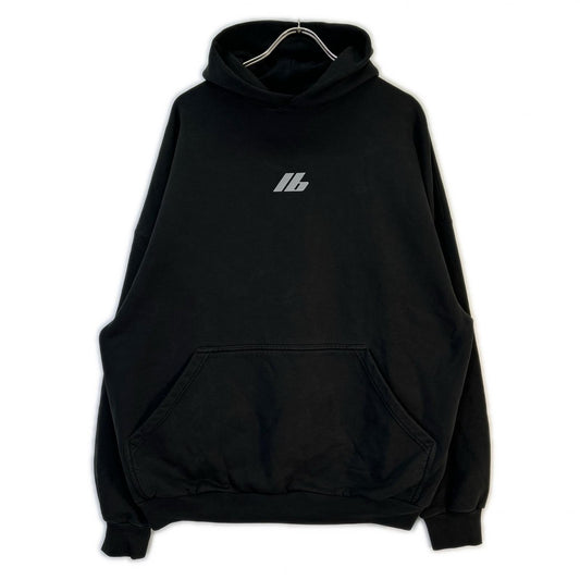 BALENCIAGA '24 Activewear Pullover Hoodie Black Size 2