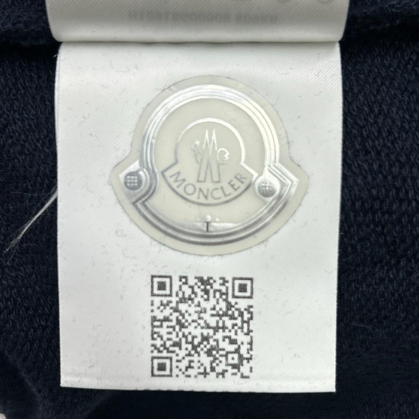 MONCLER Zip-Up Cotton Blouson Navy Size XS