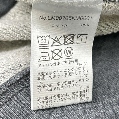 MAISON KITSUNE Fox Head Hoodie Dark Gray Size XL