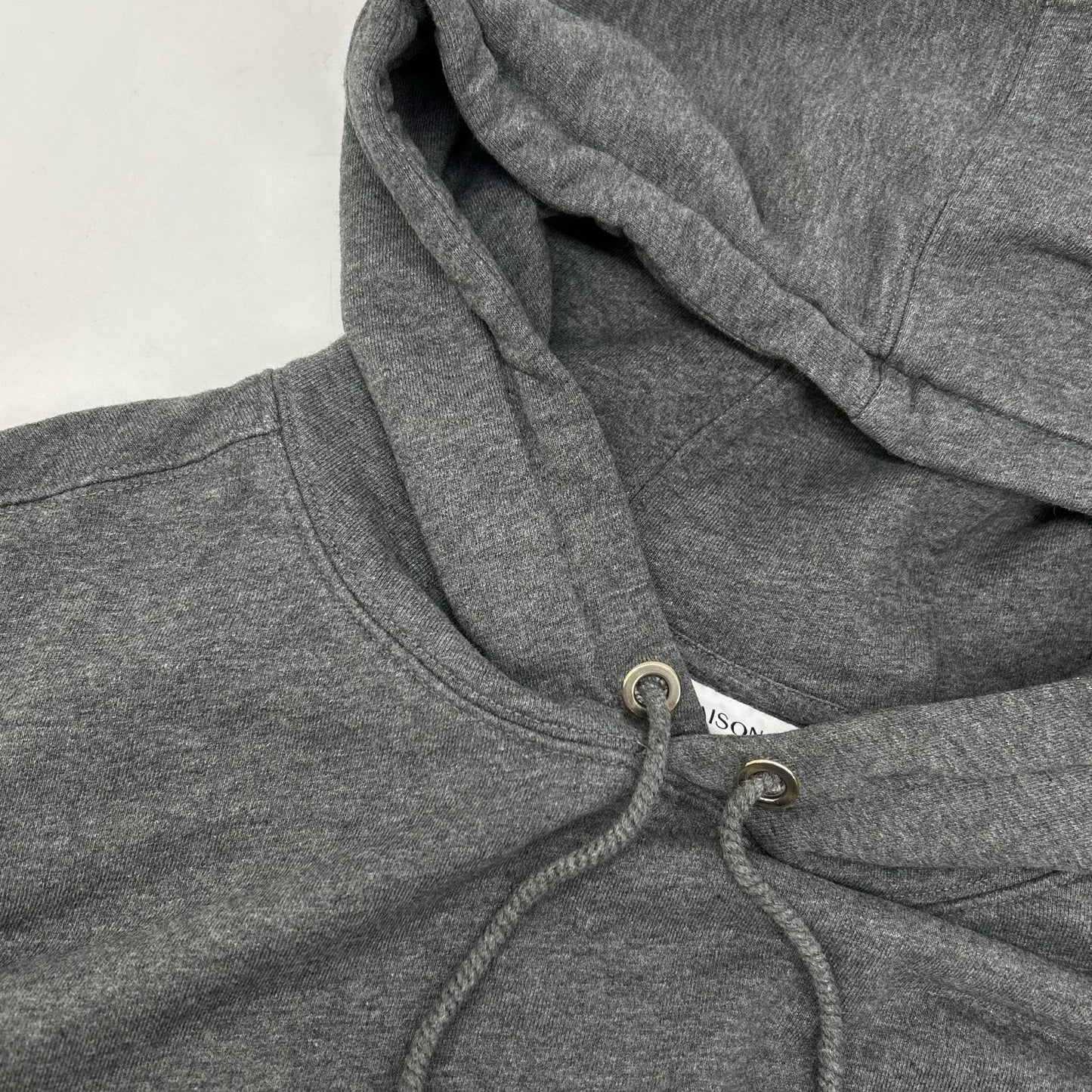 MAISON KITSUNE Fox Head Hoodie Dark Gray Size XL
