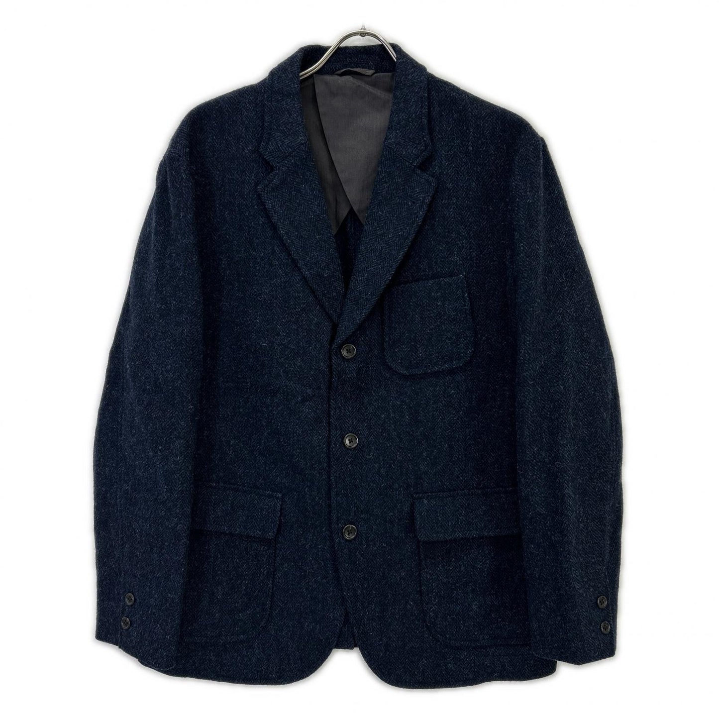 SHIPS x WOOLRICH Herringbone Wool Blazer Gray Size L