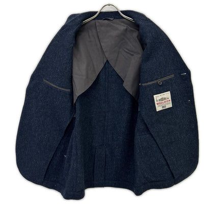 SHIPS x WOOLRICH Herringbone Wool Blazer Gray Size L