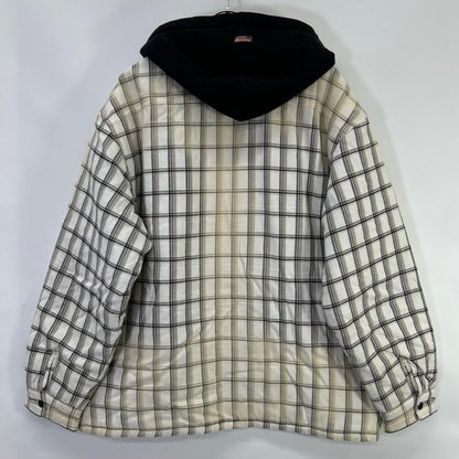 Supreme 23FW x Dickies Plaid Hooded Jacket White Size M