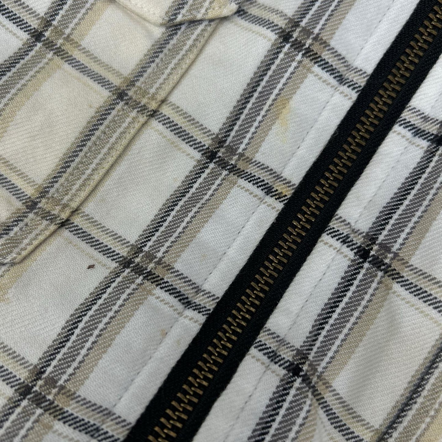 Supreme 23FW x Dickies Plaid Hooded Jacket White Size M