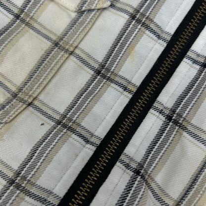 Supreme 23FW x Dickies Plaid Hooded Jacket White Size M