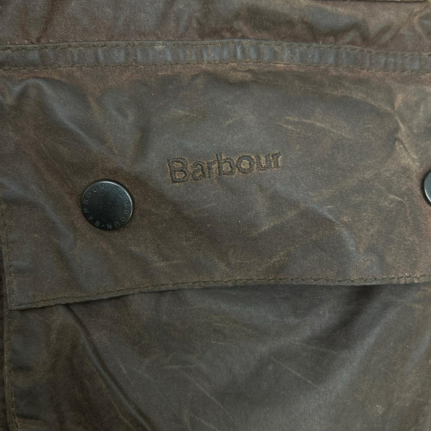 Barbour A231 Beaufort Oiled Jacket Brown Size 46