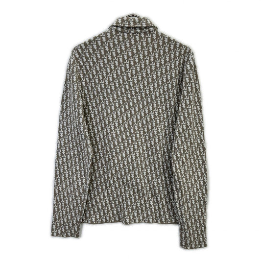 DIOR 20SS Oblique Cotton All-Over Pattern Shirt Brown Size S