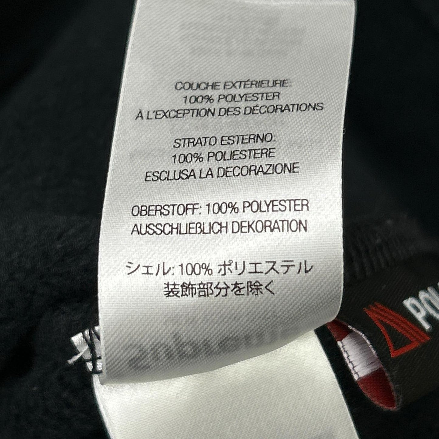 Supreme 24FW Polartec Facemask Half Sweatshirt Black Size XL