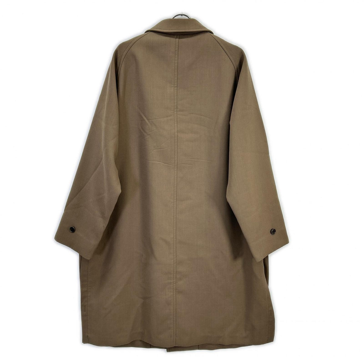 JOHN SMEDLEY 20AW Brown Hooded Balmacaan Coat Size 2