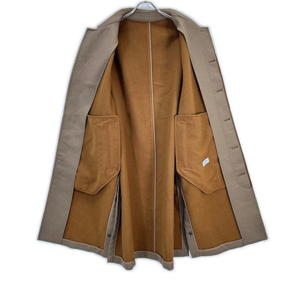 JOHN SMEDLEY 20AW Brown Hooded Balmacaan Coat Size 2