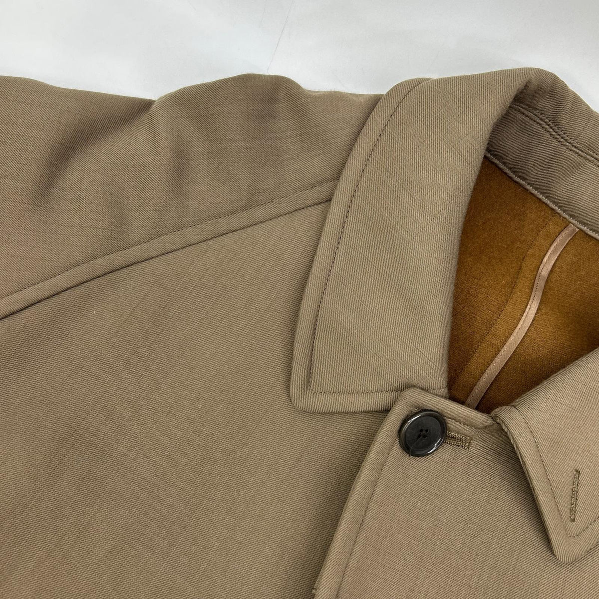 JOHN SMEDLEY 20AW Brown Hooded Balmacaan Coat Size 2