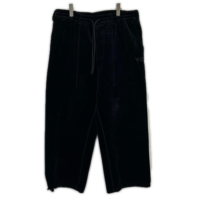 Y-3 IL2147 Velvet Spacer Cuffed Pants Black Size S
