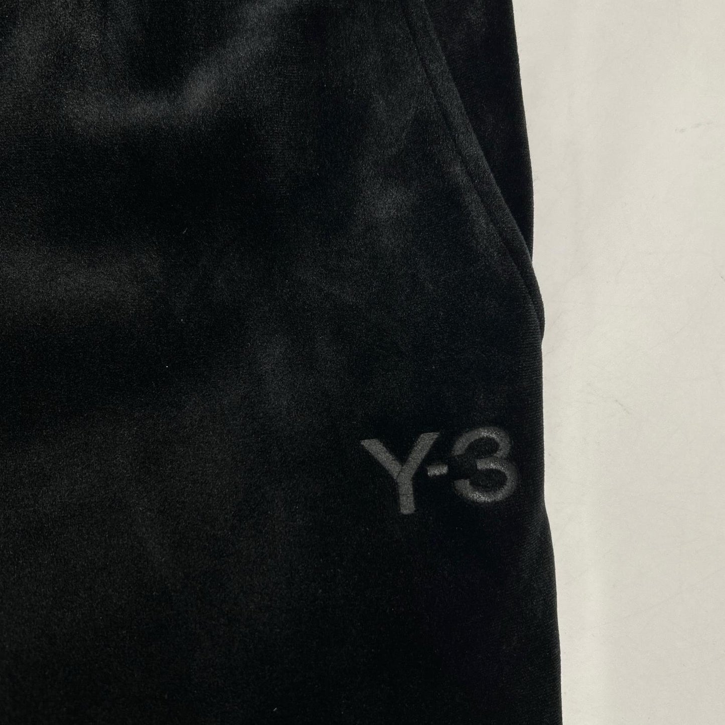 Y-3 IL2147 Velvet Spacer Cuffed Pants Black Size S