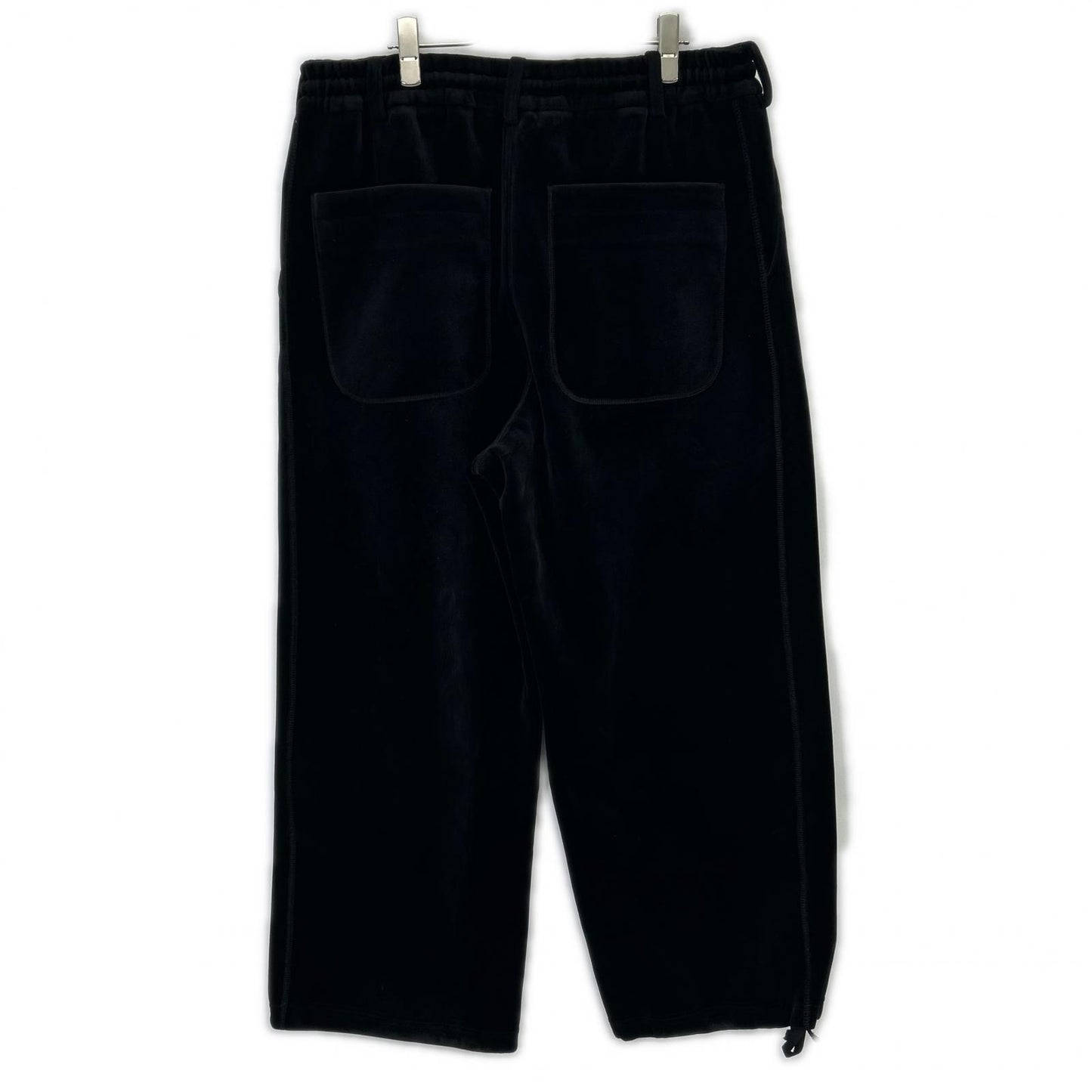 Y-3 IL2147 Velvet Spacer Cuffed Pants Black Size S