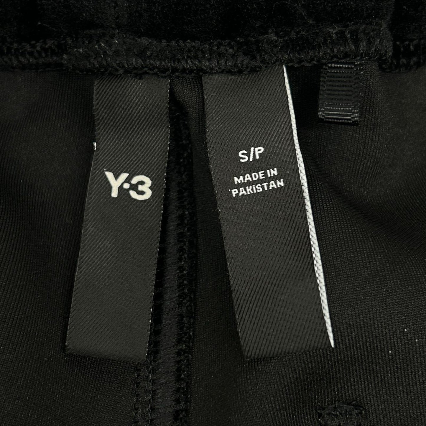 Y-3 IL2147 Velvet Spacer Cuffed Pants Black Size S