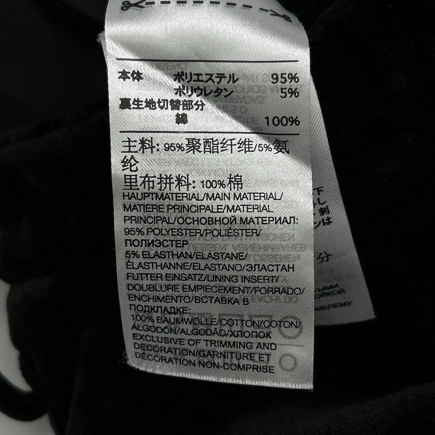 Y-3 IL2147 Velvet Spacer Cuffed Pants Black Size S