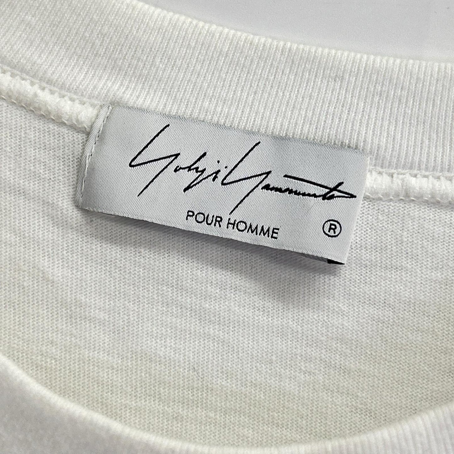 Yohji Yamamoto POUR HOMME HD-T77-087 T-Shirt White Size 3