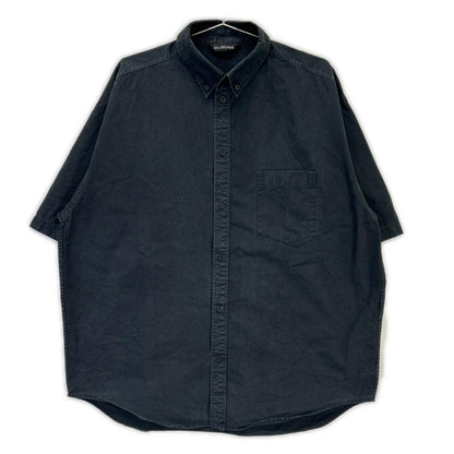 BALENCIAGA 22SS 738761 TNM60 S/S Shirt Black Size 37