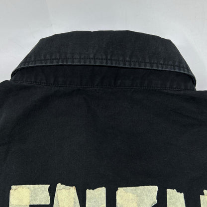 BALENCIAGA 22SS 738761 TNM60 S/S Shirt Black Size 37