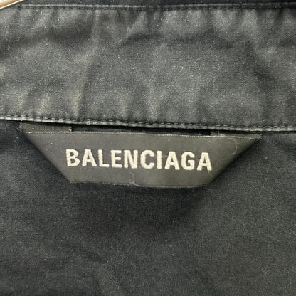 BALENCIAGA 22SS 738761 TNM60 S/S Shirt Black Size 37