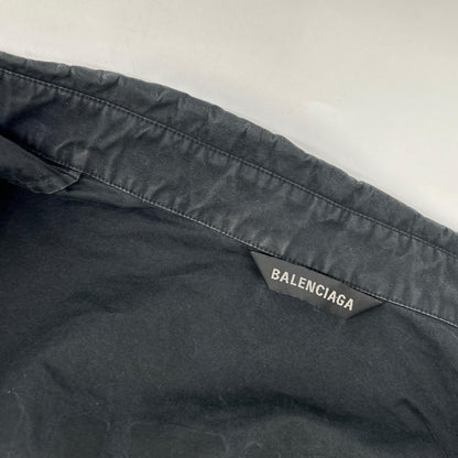 BALENCIAGA 22SS 738761 TNM60 S/S Shirt Black Size 37