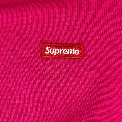 Supreme 25FW Small Box Zip Up Hooded Sweatshirt Pink Size X
